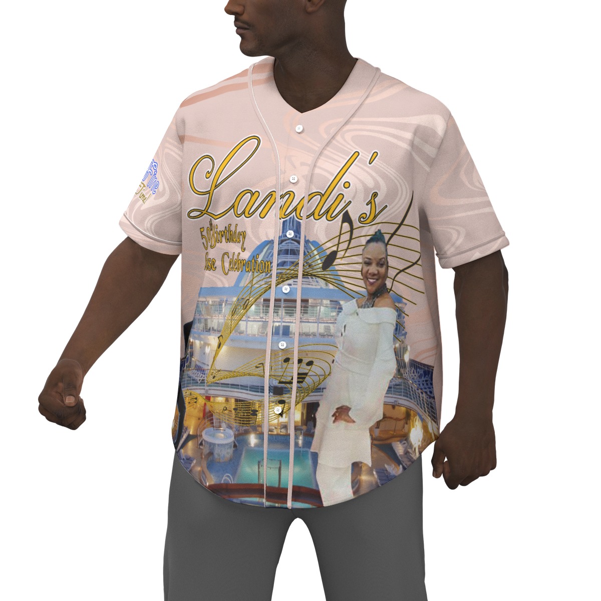 Landi's 50th Birthday Celebration - Baseball Rose Gold