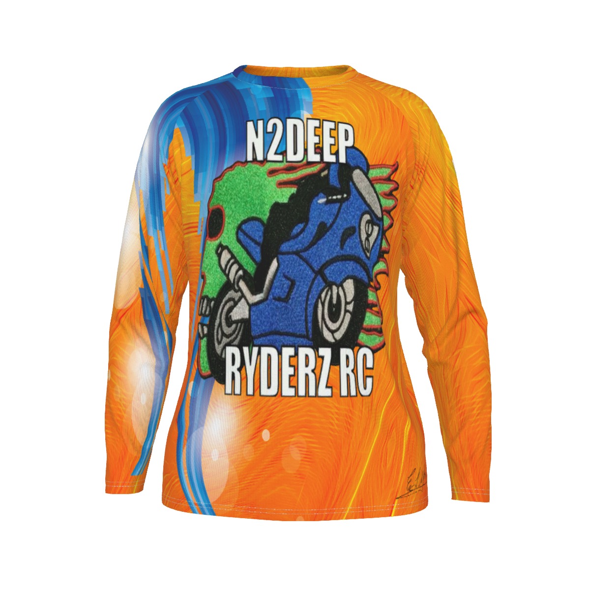 N2Deep - Longsleeve - Orange-Blue