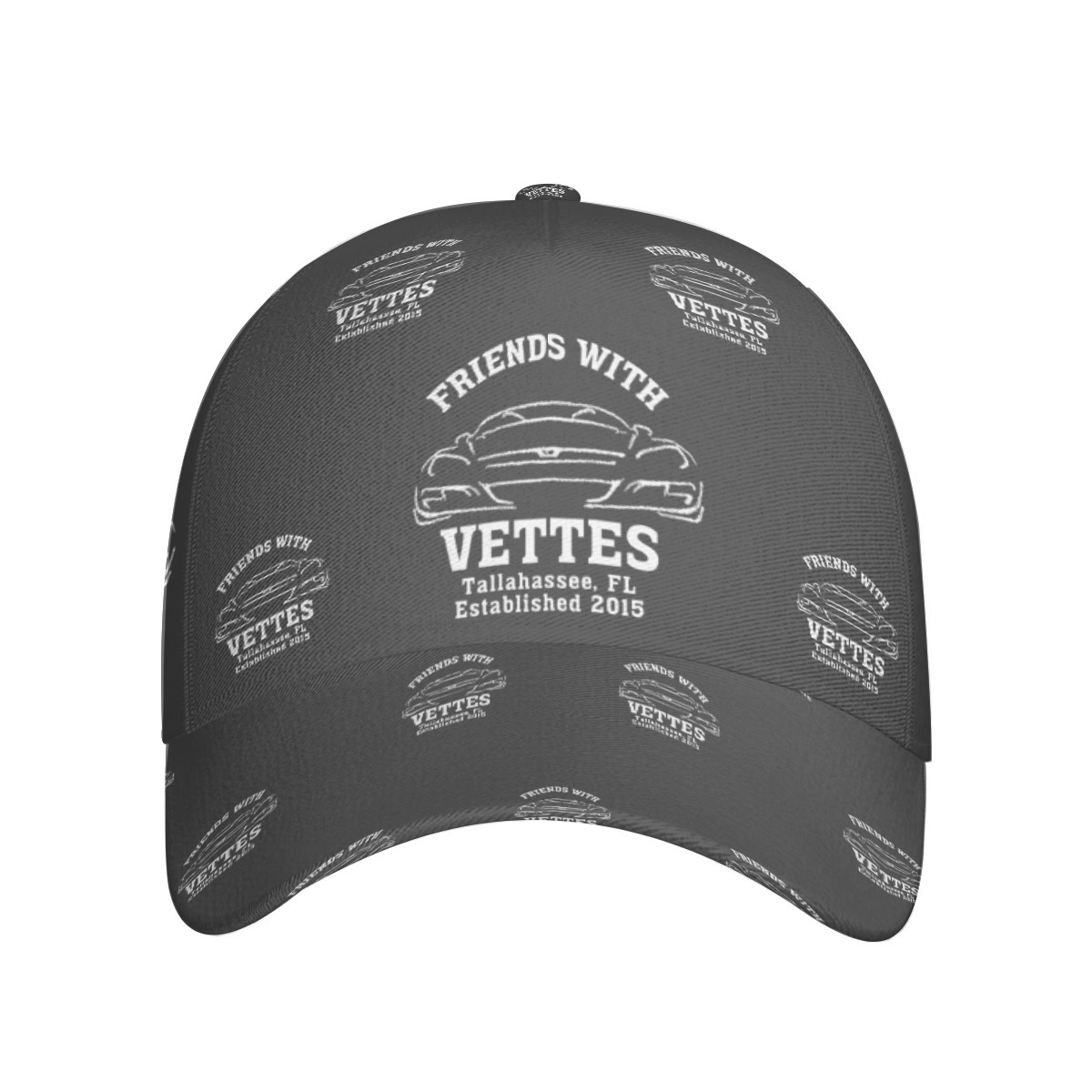 Friends With Vettes - Peaked Cap - Gray