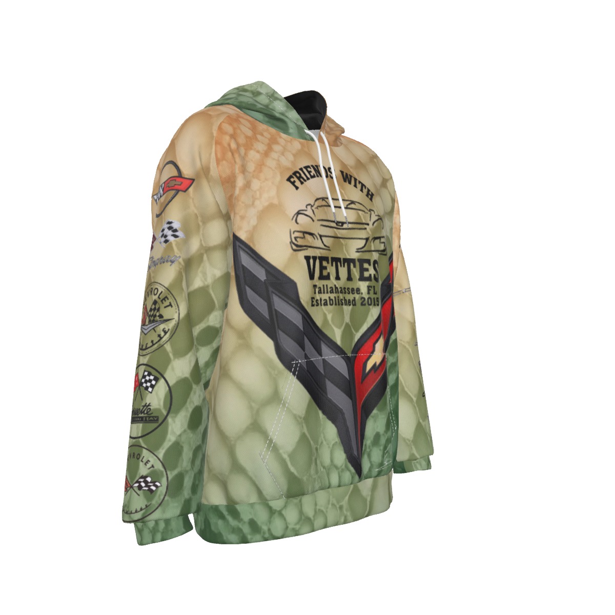 Friends with Vettes - Hoodie - Rattler - Image 4