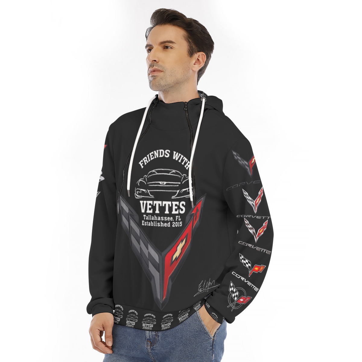 Friends With Vettes - DZip - Black - Image 3