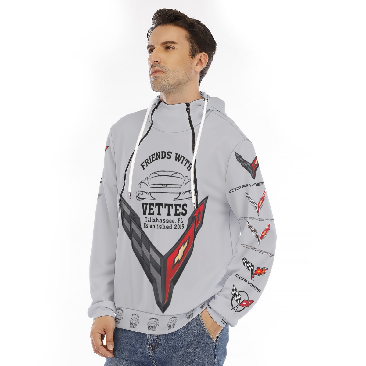 Friends With Vettes - DZip - Silver Flare - Image 3