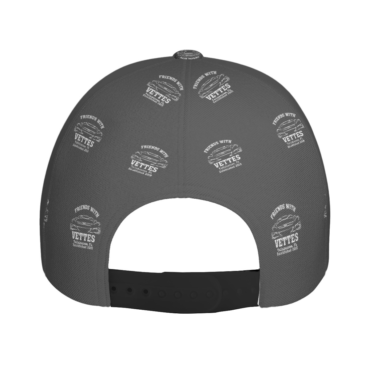 Friends With Vettes - Peaked Cap - Gray - Image 2